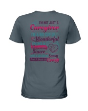 Caregiver With A Splash Of Sassy Ladies T-Shirt tile