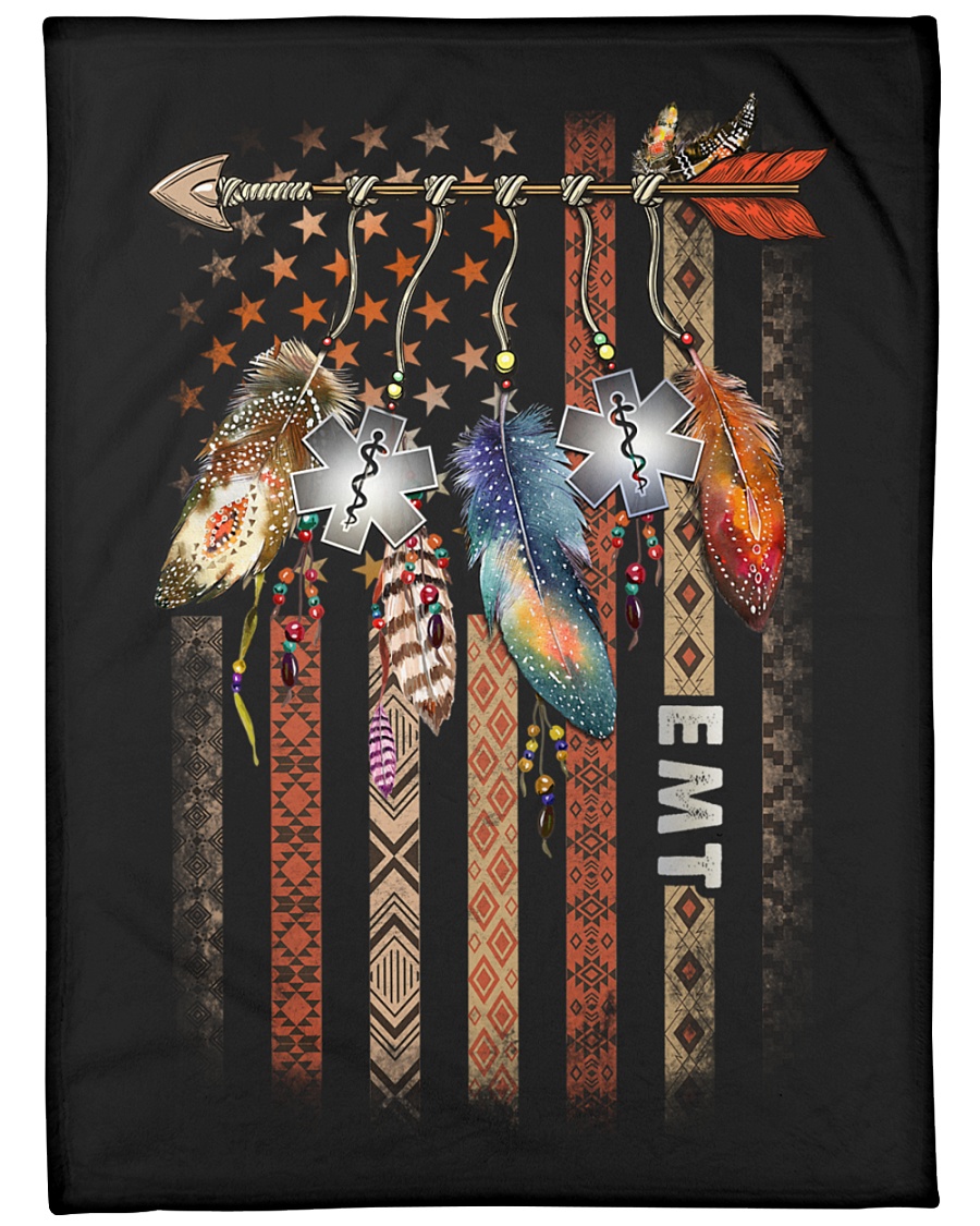 Emt Large Fleece Blanket - 60" x 80"