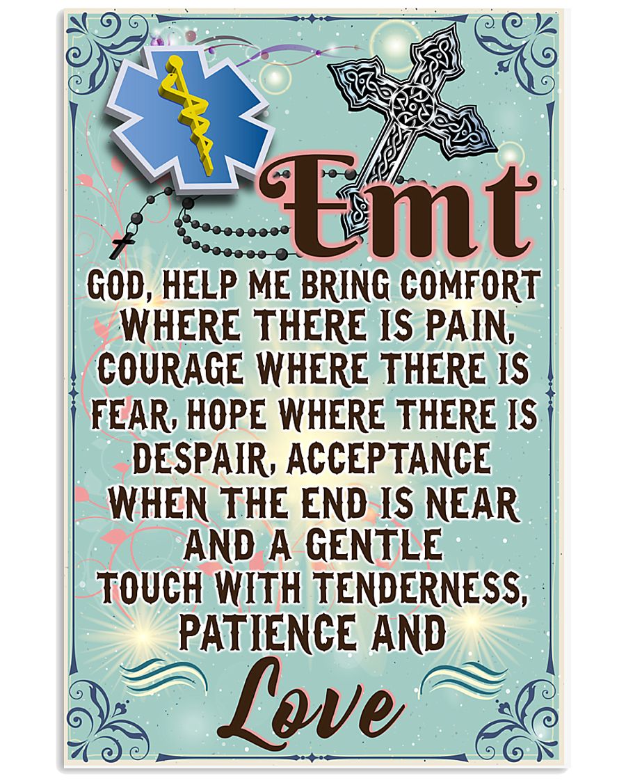 EMT Prayer 11x17 Poster