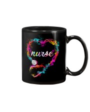 Cute Nurse Stethoscope with Color Splash Mug thumbnail