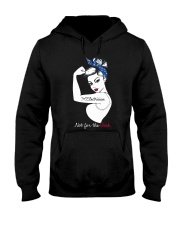 Electrician Strong Lady Hooded Sweatshirt front