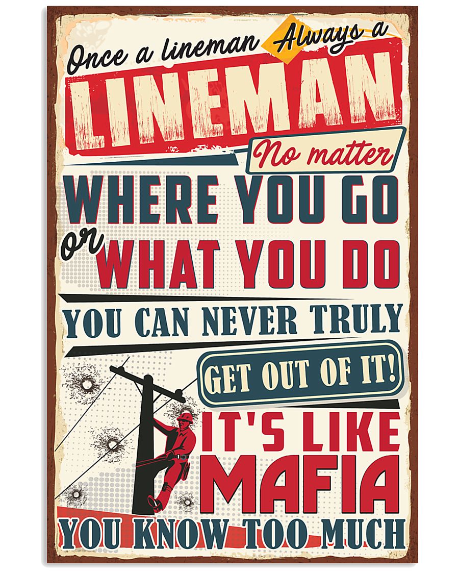 Truly Lineman 11x17 Poster