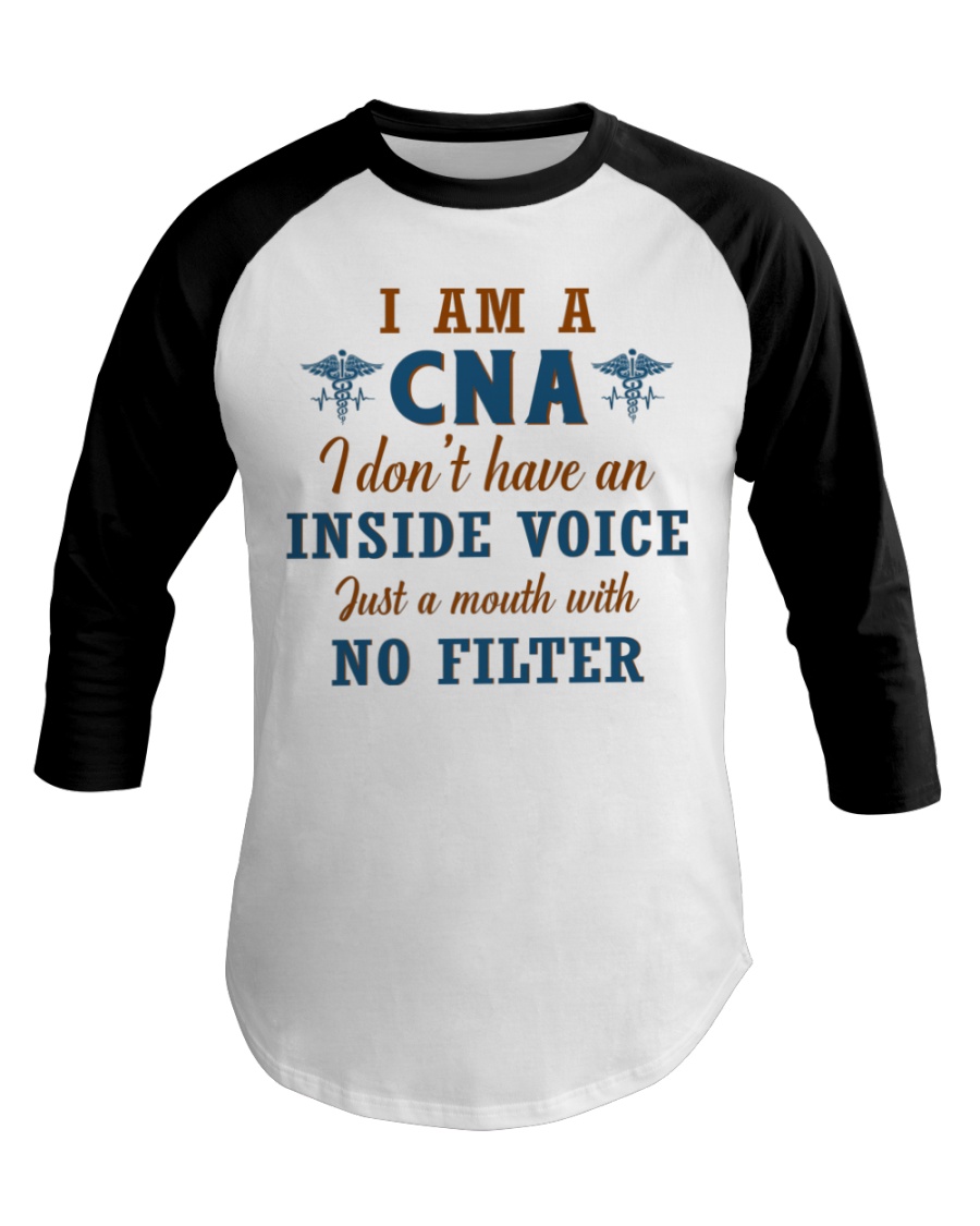 CNA Just A Mouth With no Filter Baseball Tee