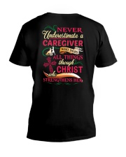 Caregiver Who Does All Things V-Neck T-Shirt thumbnail