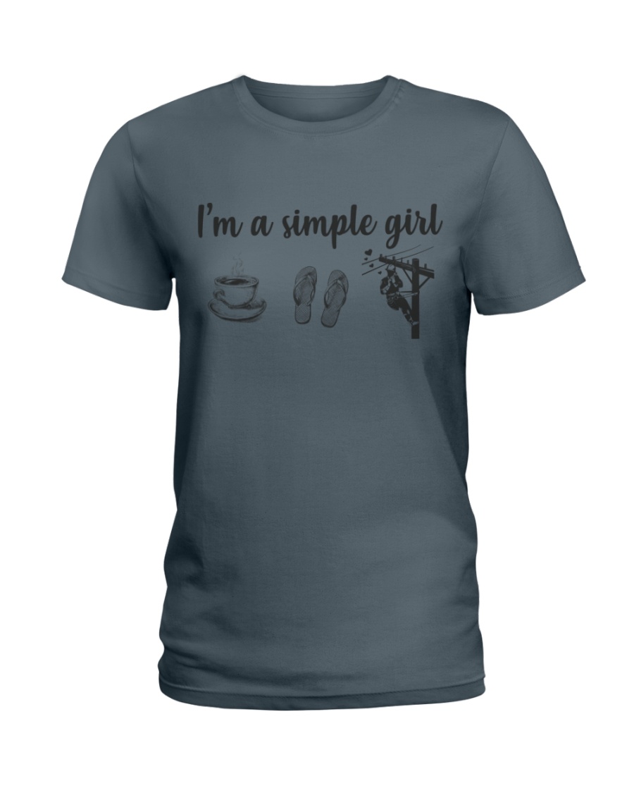 I'M A Simple Linelady Ladies T-Shirt