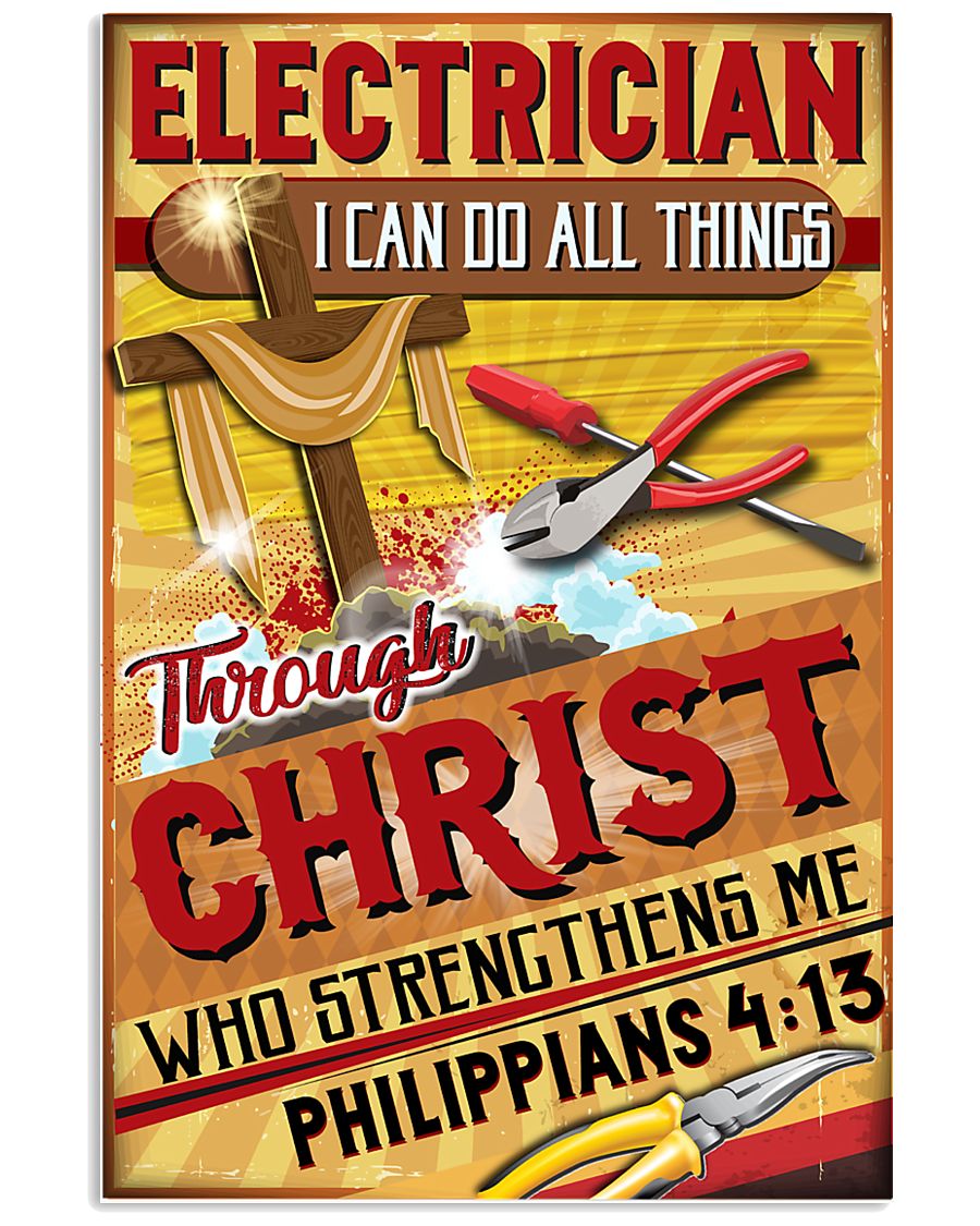 Awesome Electrician 11x17 Poster