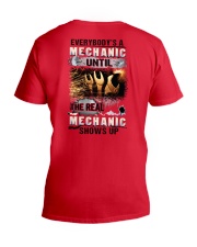 Real Mechanic Shows Up - Shirt and Hoodie V-Neck T-Shirt thumbnail
