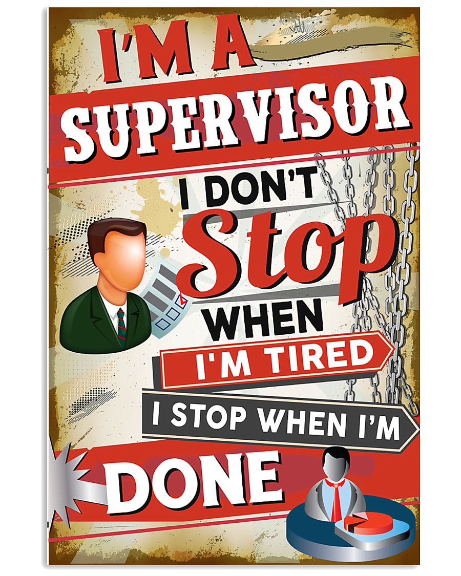 Awesome Supervisor's Canvas and Posters 11x17 Poster