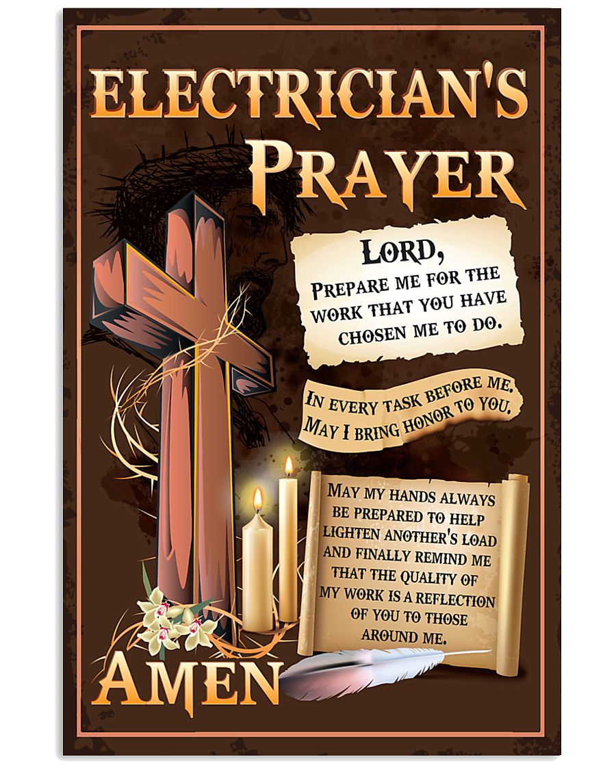 Electrician's Prayer 11x17 Poster