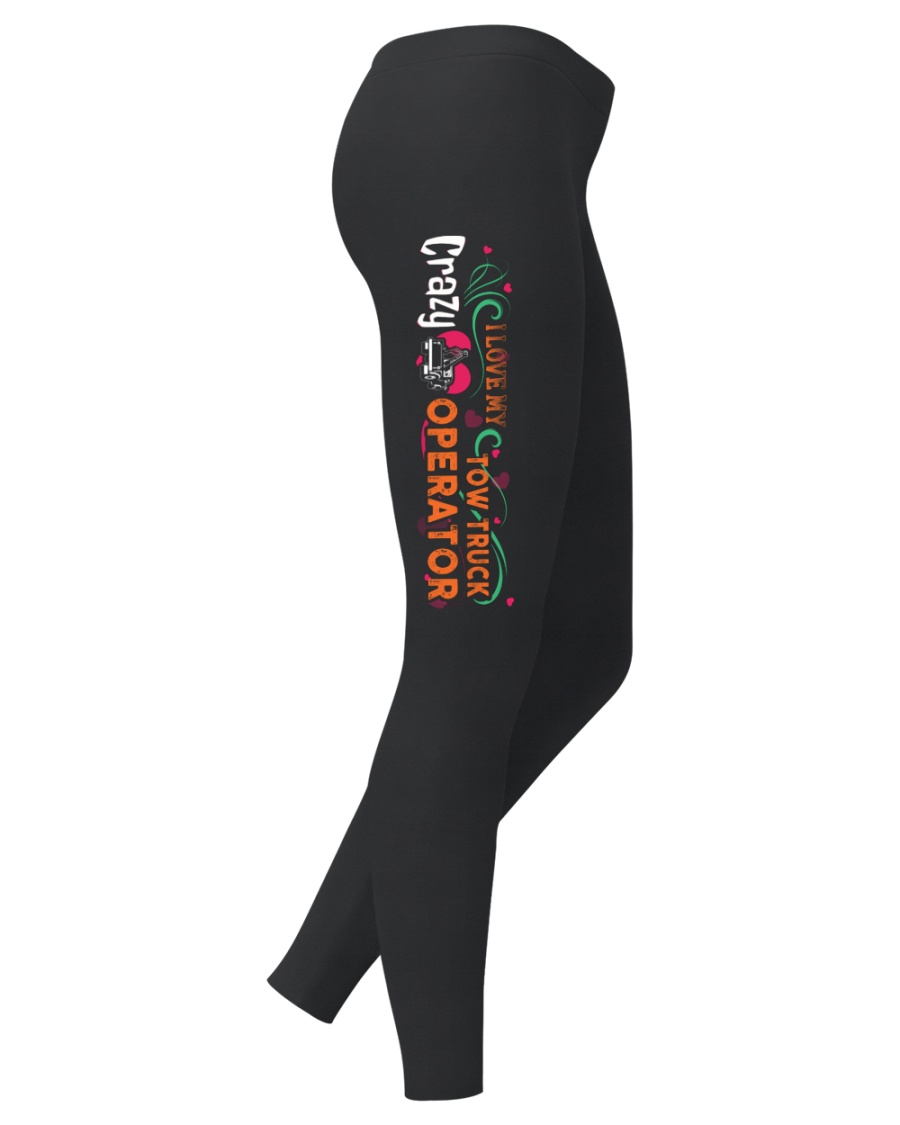 Cute Tow Truck Operator's Lady Leggings Ladies Leggings