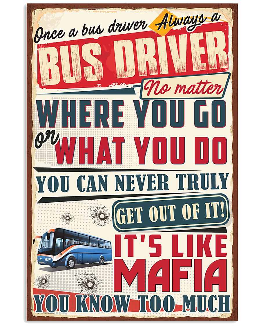 Truly Bus Driver 11x17 Poster