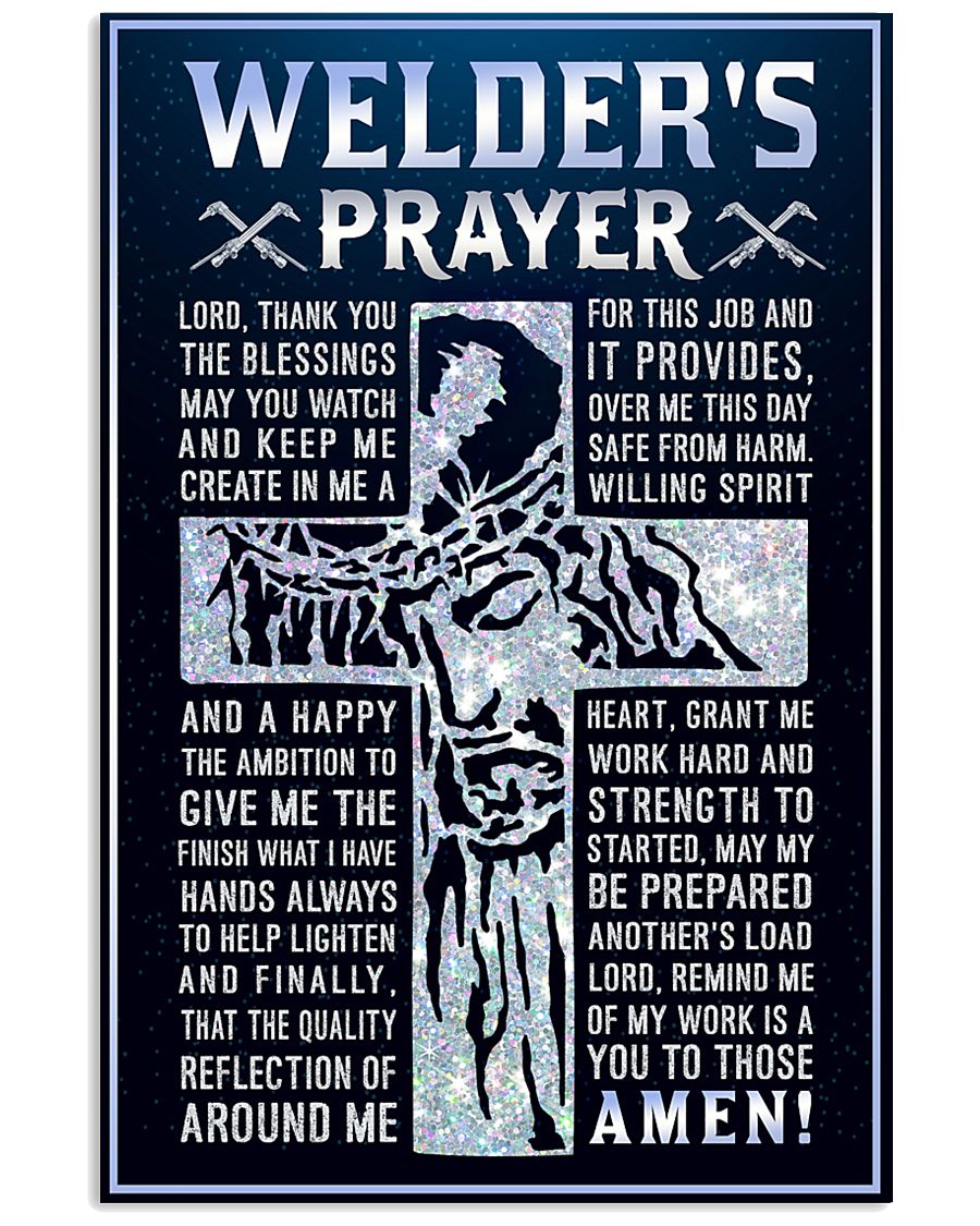 Welder's Prayer 11x17 Poster