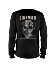 Sarcastic Lineman Shirt Long Sleeve Tee tile