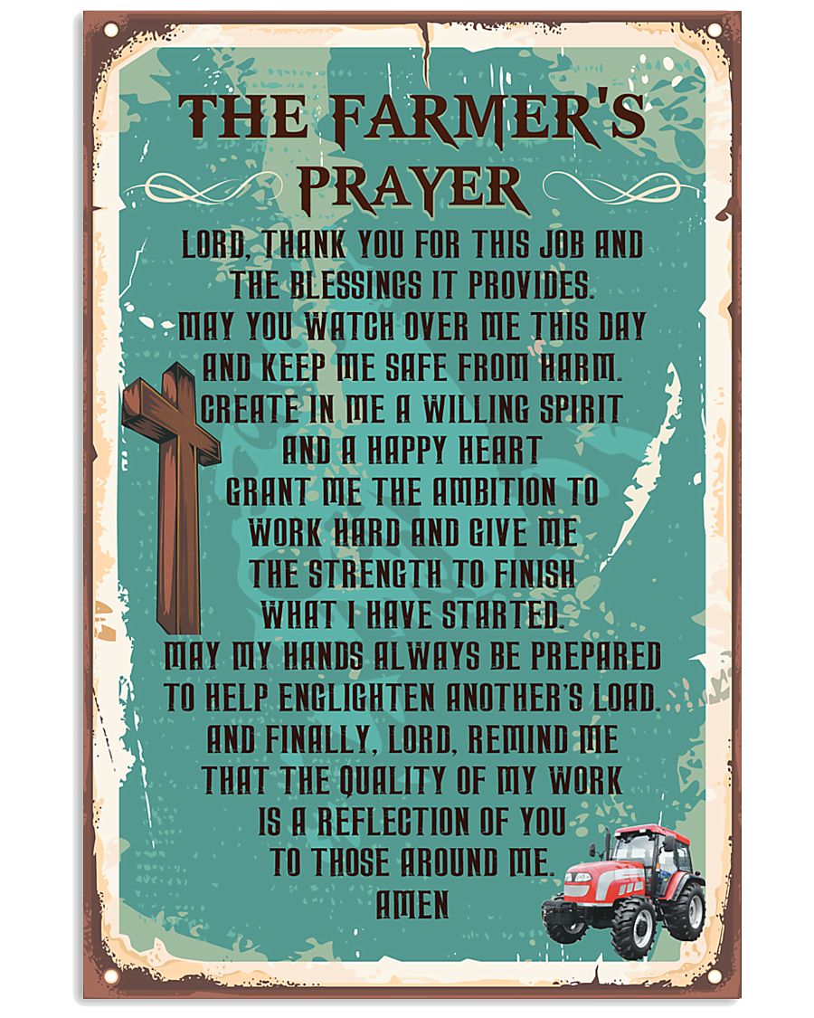 Proud Farmer's Canvas and Posters 11x17 Poster