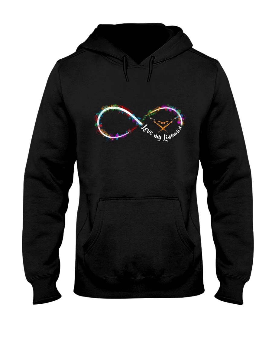 Love My Lineman - Infinity Loop Hooded Sweatshirt