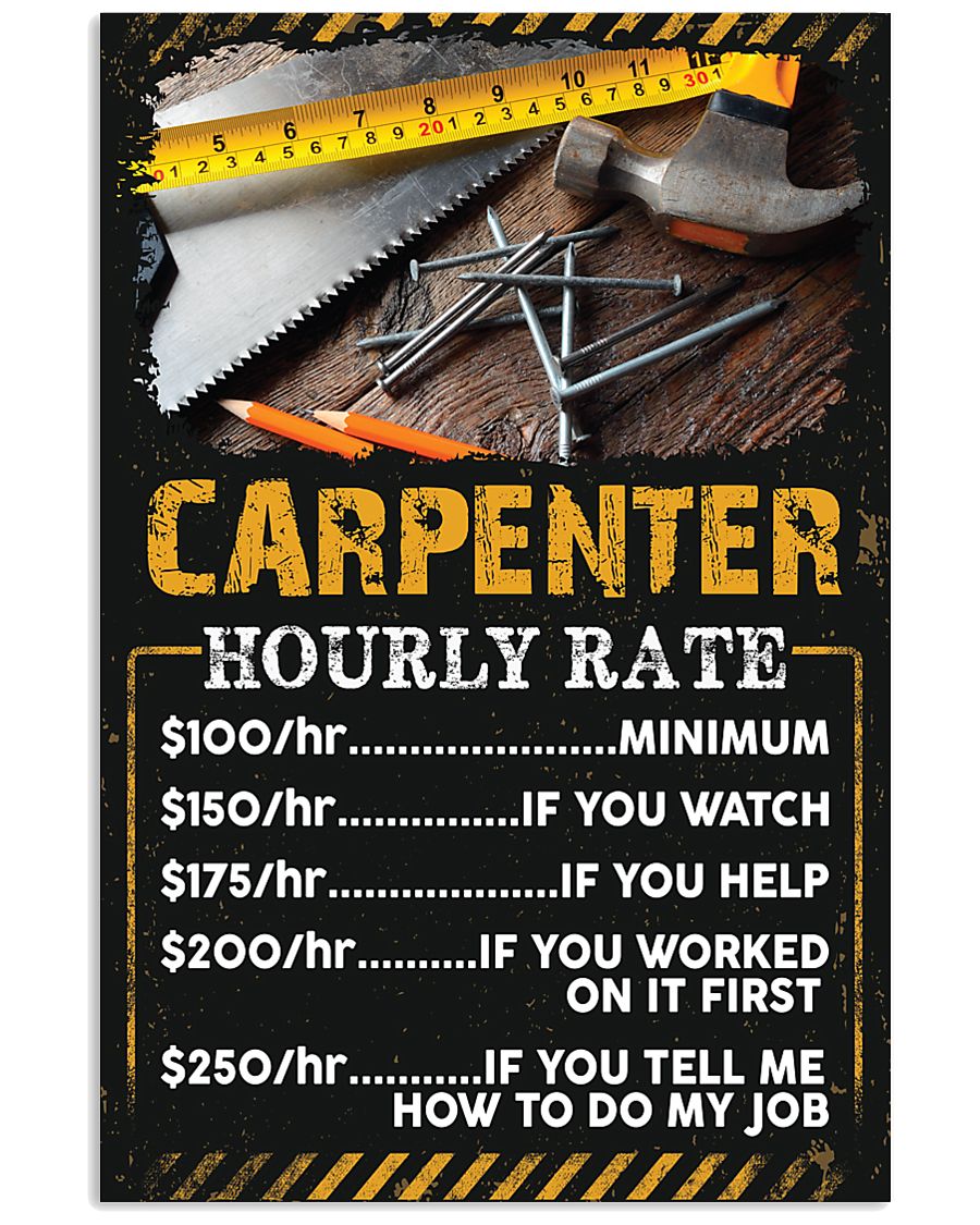 Awesome Carpenter's Canvas and Posters 11x17 Poster