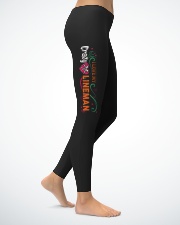 Cute Lineman's Lady Leggings Ladies Leggings lifestyle-leggings-right-1