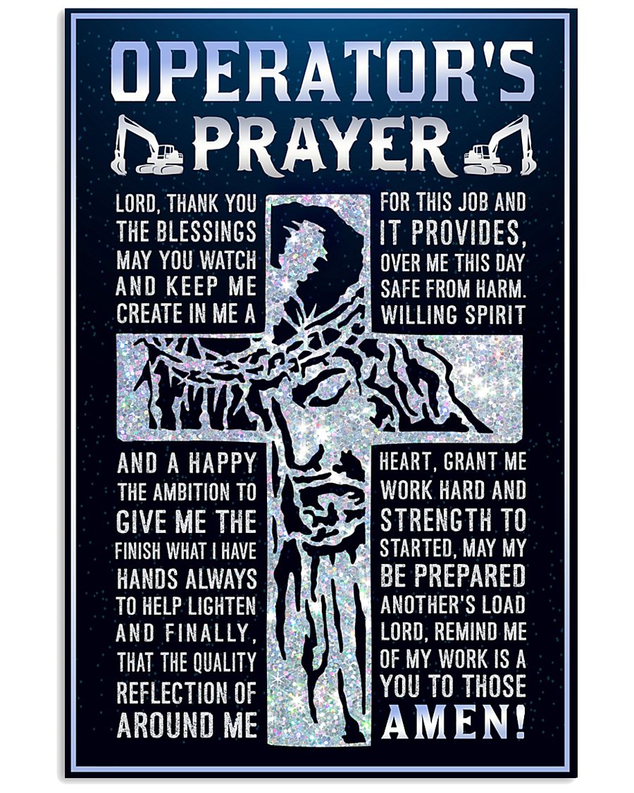 Operator's Prayer 11x17 Poster
