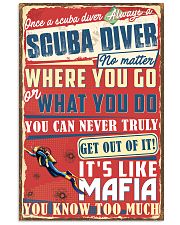 Scuba Divers Mafia Poster 11x17 Poster front