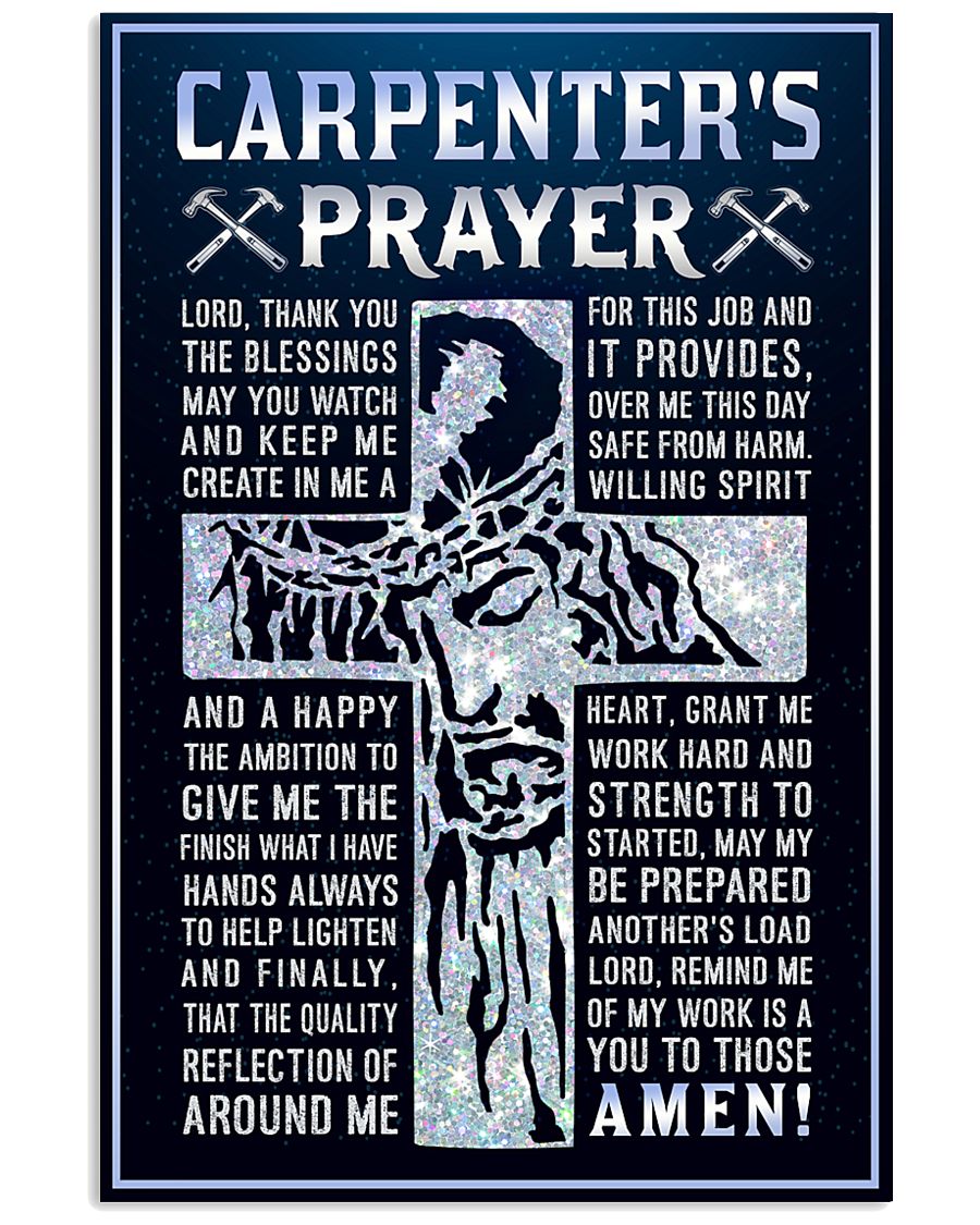 Carpenter's Prayer 11x17 Poster