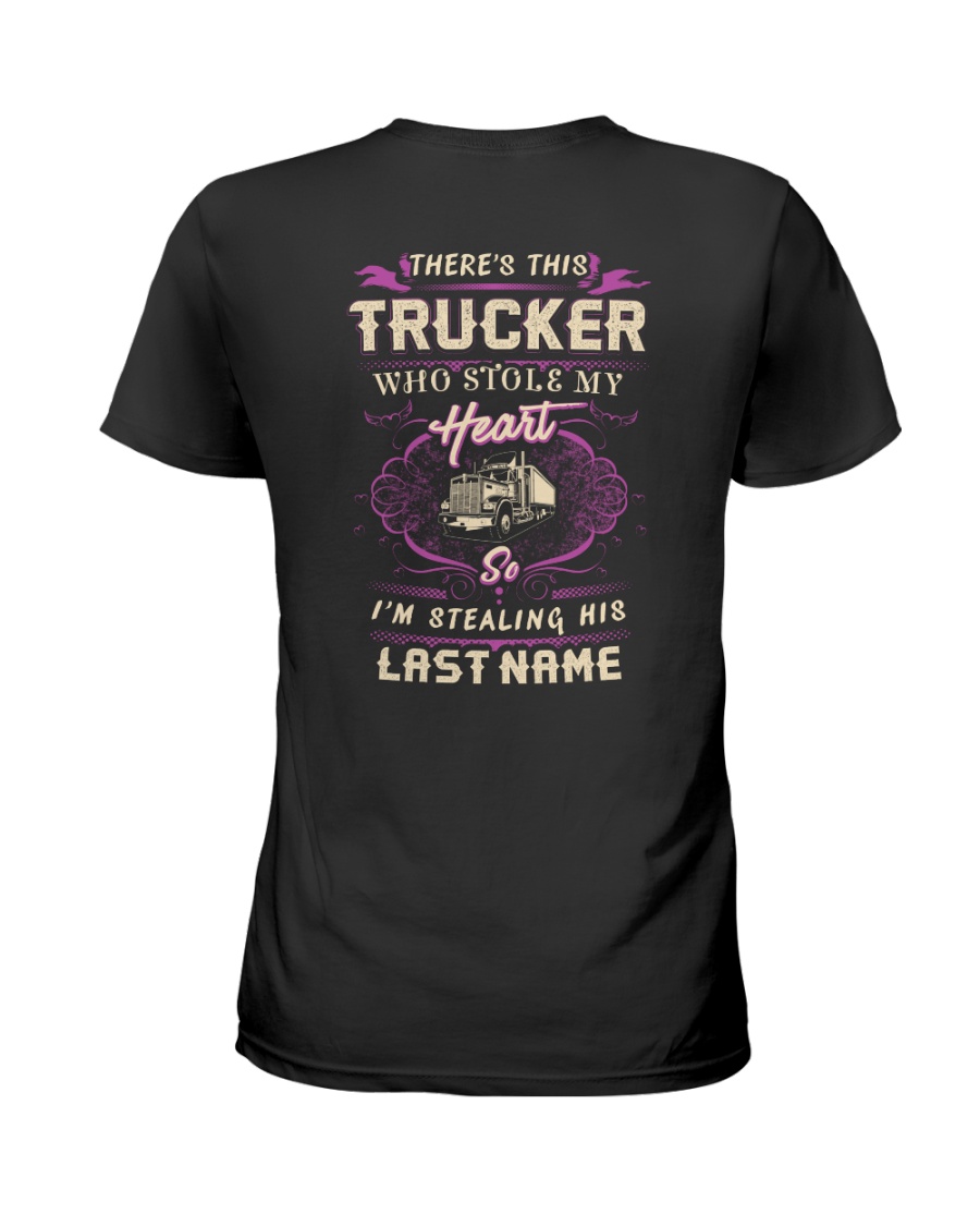 Stolen Heart By Trucker Ladies T-Shirt