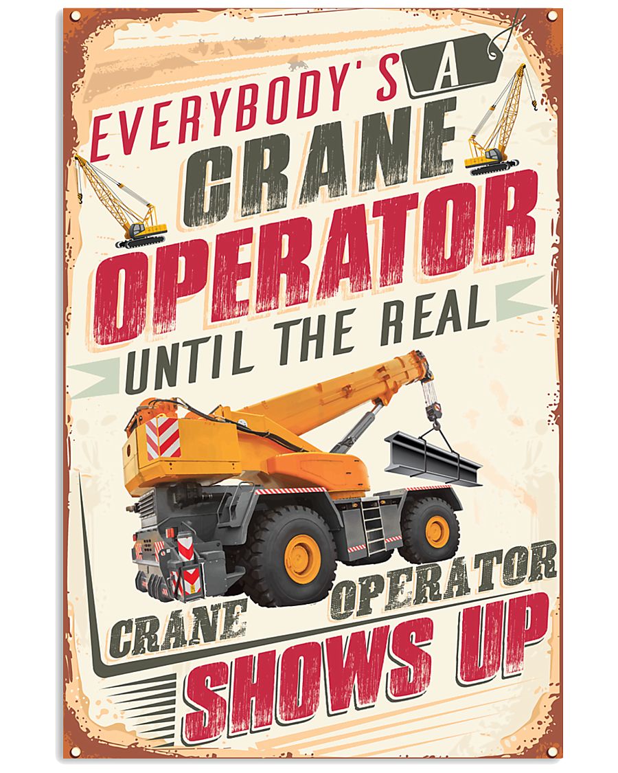 Awesome Crane Operator's 11x17 Poster