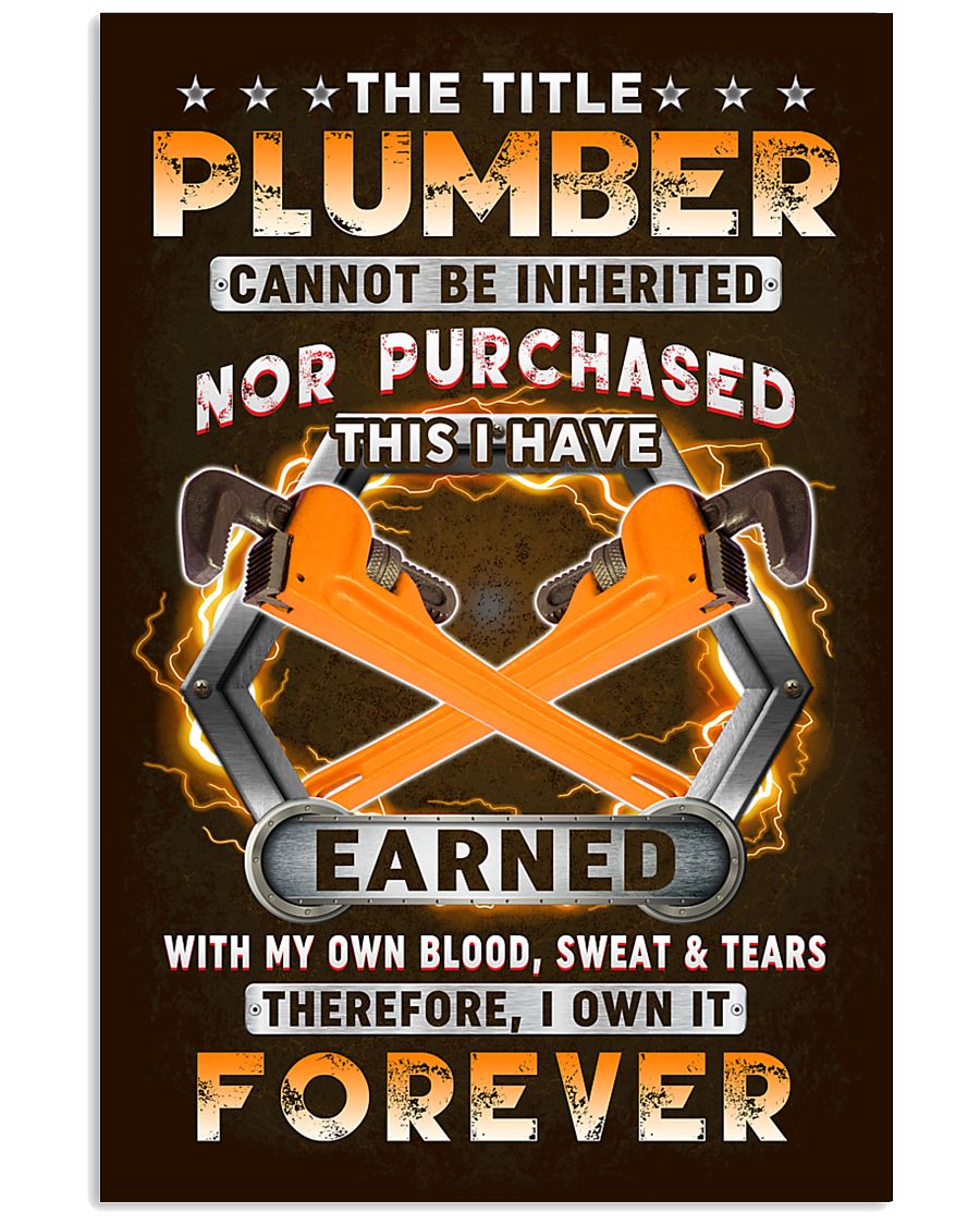 The Title Plumber Own it Forever 11x17 Poster