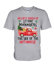Awesome Store Manager V-Neck T-Shirt thumbnail