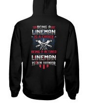 Being A Retried Lineman is Truly An Honor Hooded Sweatshirt thumbnail