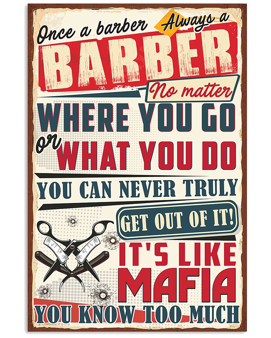 Truly Barber 11x17 Poster