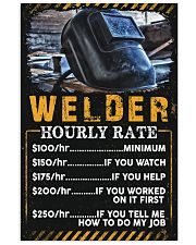 Welder's Hourly Rate 11x17 Poster front