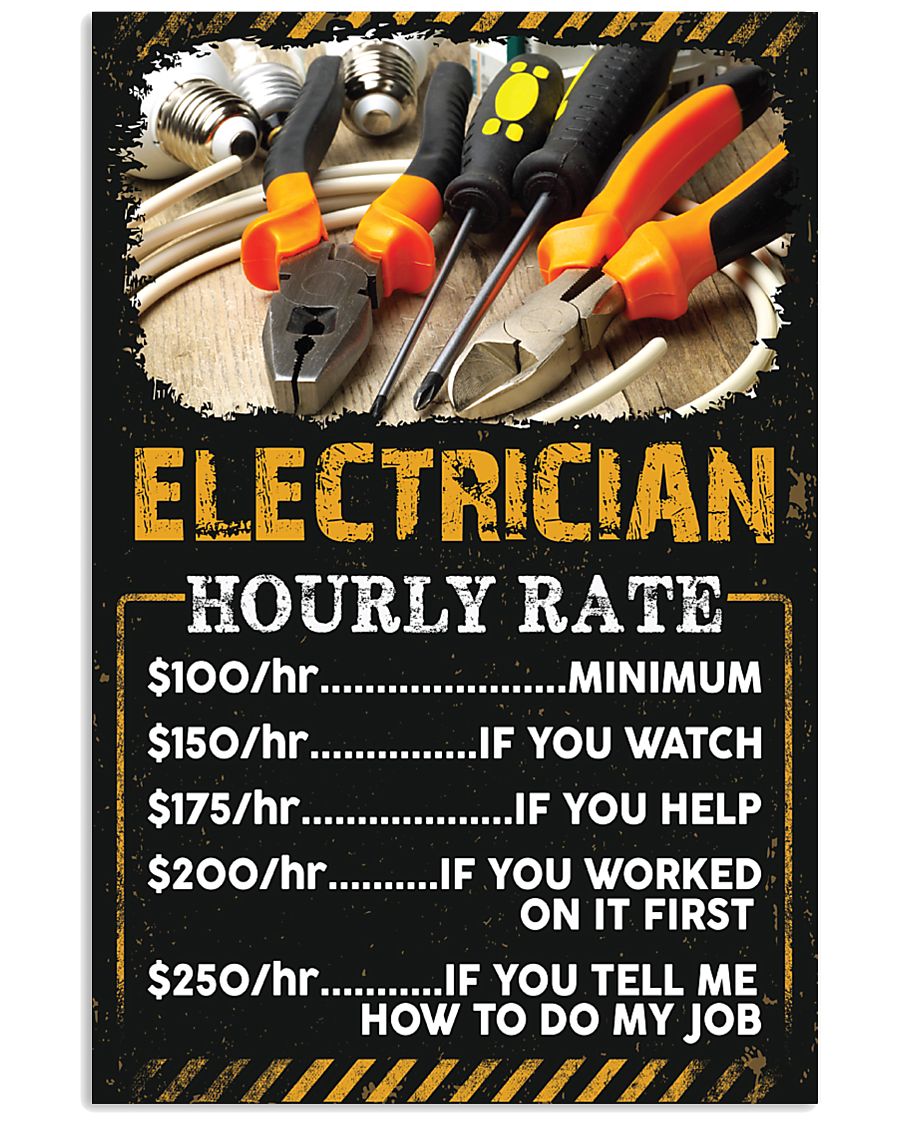 Awesome Electrician's Canvas and Posters 11x17 Poster
