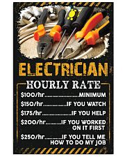 Awesome Electrician's Canvas and Posters 11x17 Poster front