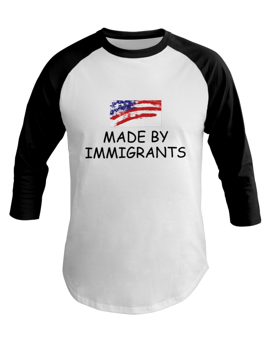 USA - Made by Immigrants Baseball Tee