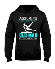 Gymnastics old man Hooded Sweatshirt front