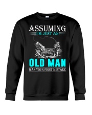 fishing old man Crewneck Sweatshirt thumbnail