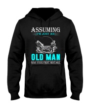 fishing old man Hooded Sweatshirt front