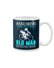 cycling old man Mug thumbnail