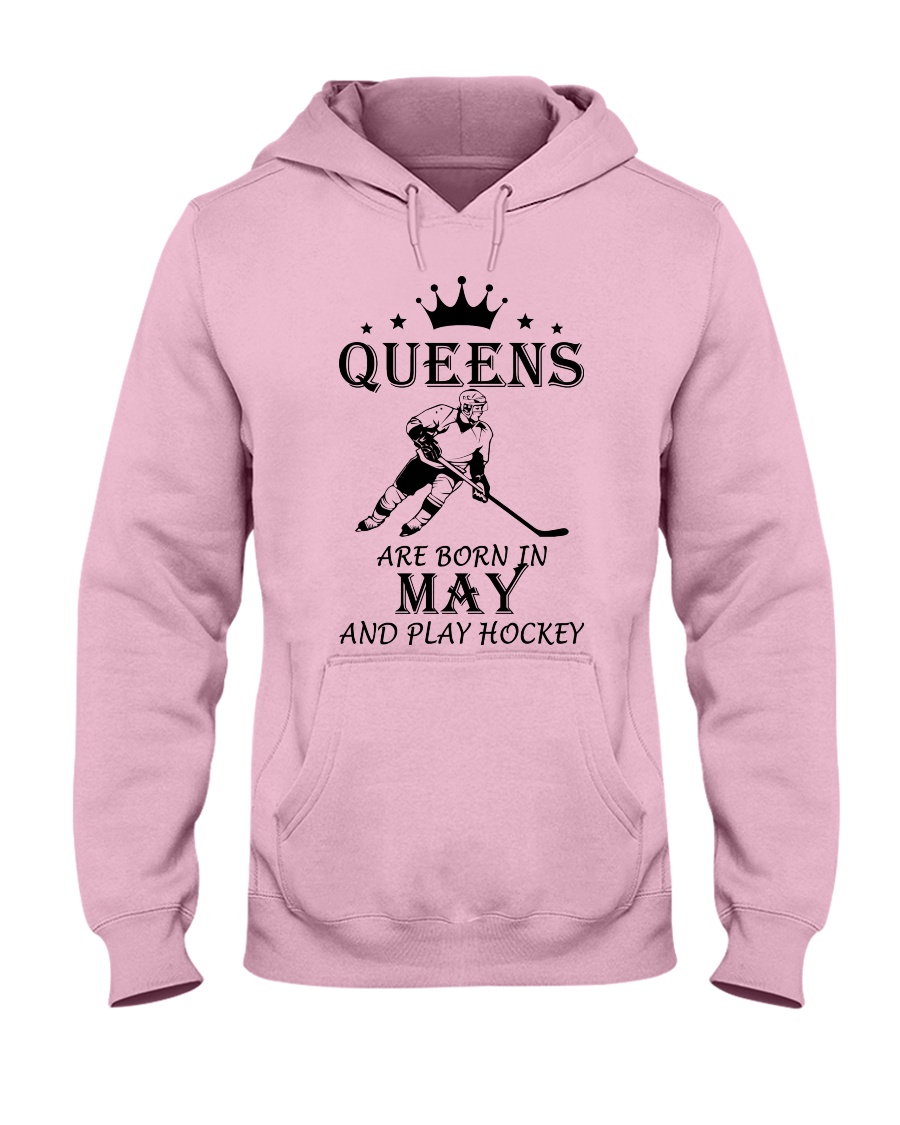 queens hockey-may Hooded Sweatshirt