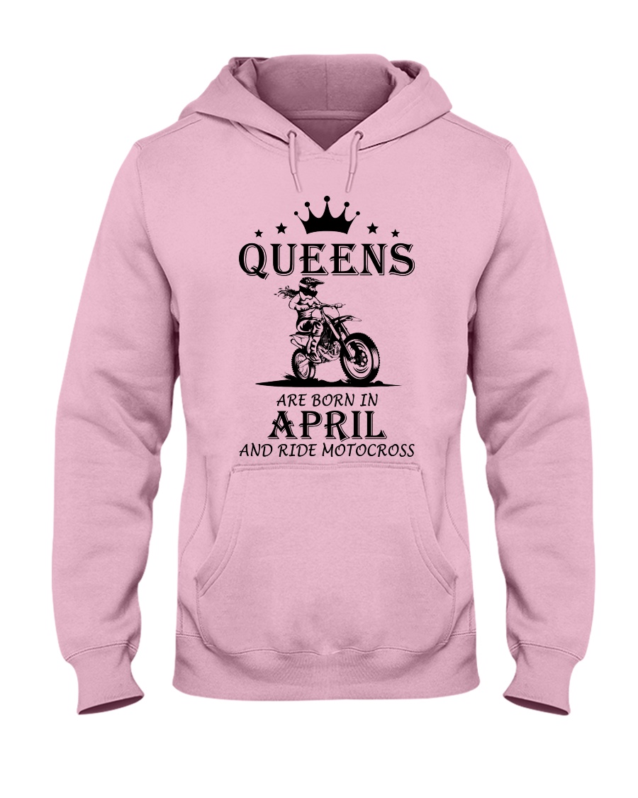 queens motocross-april Hooded Sweatshirt
