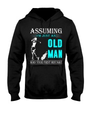 golf old man Hooded Sweatshirt front