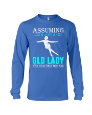 Figure skating old lady Long Sleeve Tee thumbnail