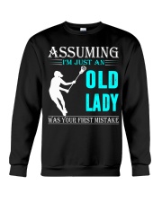 Lacrosse lady Crewneck Sweatshirt thumbnail