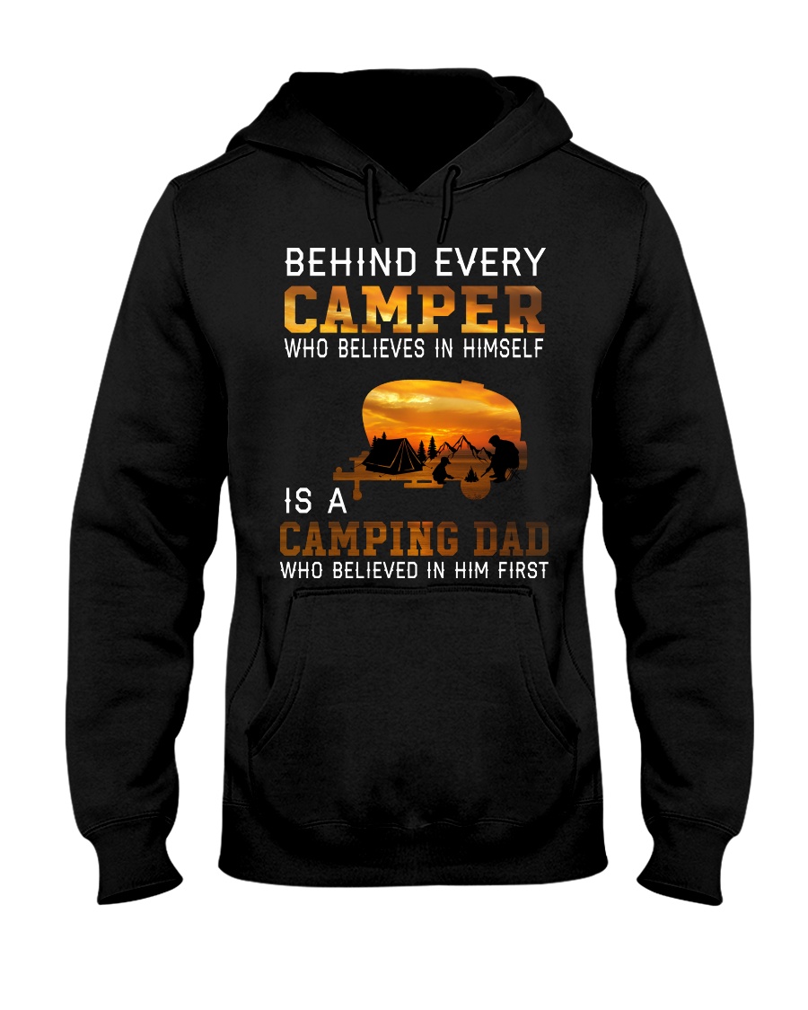 camping with dad Hooded Sweatshirt