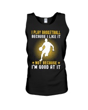 i like basketball Unisex Tank thumbnail