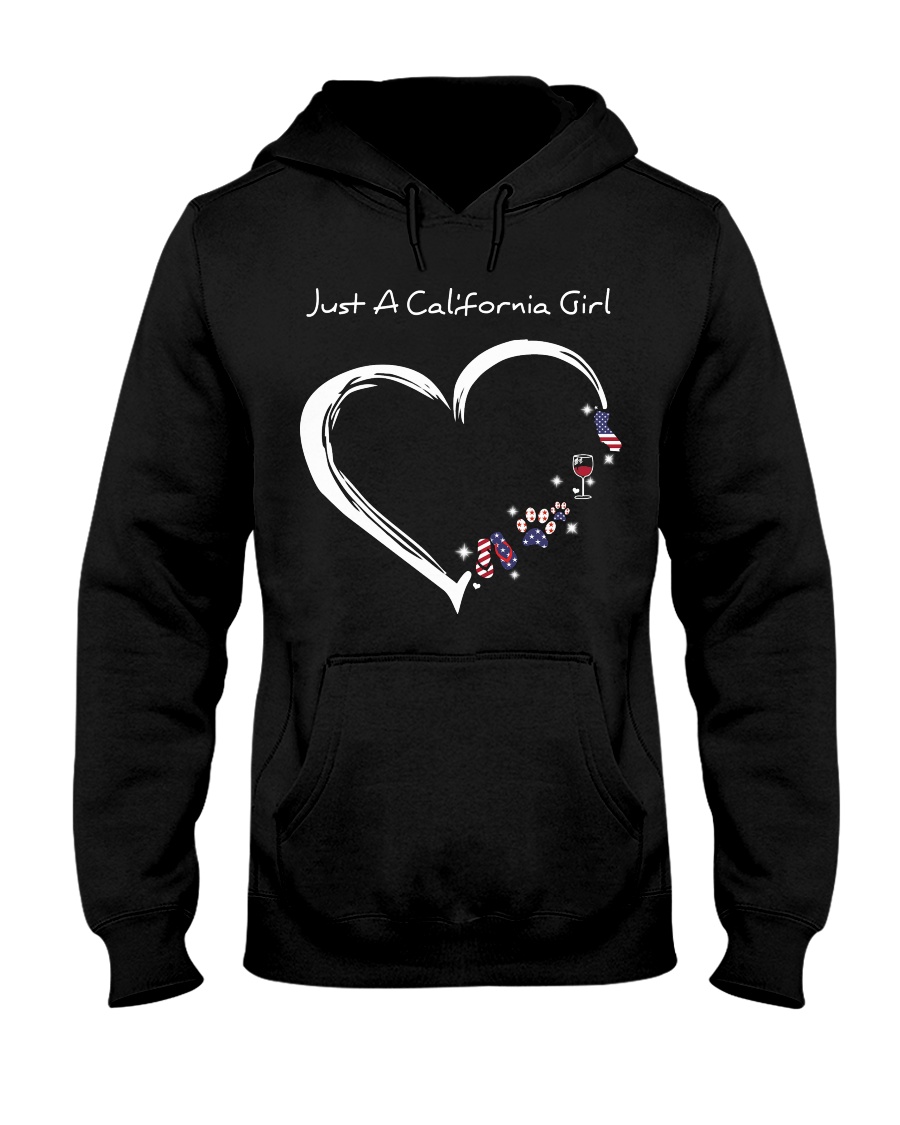 California girl Hooded Sweatshirt