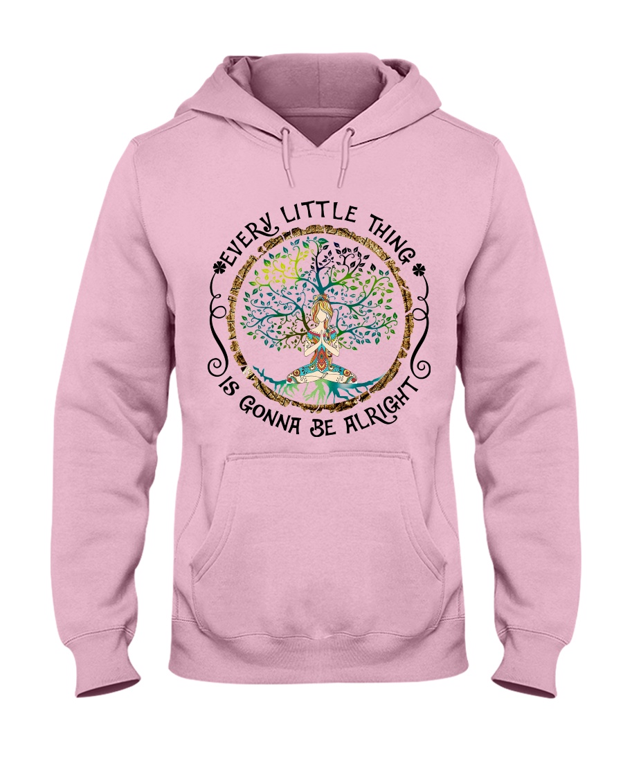 every little thing yoga Hooded Sweatshirt
