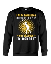 girl like badminton Crewneck Sweatshirt thumbnail