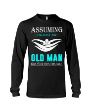 swimming old man Long Sleeve Tee thumbnail