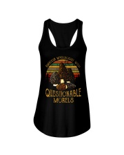 Amateur mycologist with questionable morels Ladies Flowy Tank thumbnail